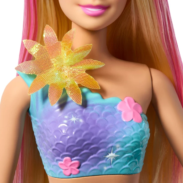 Păpușă barbie "sirena magică", blondă 7
