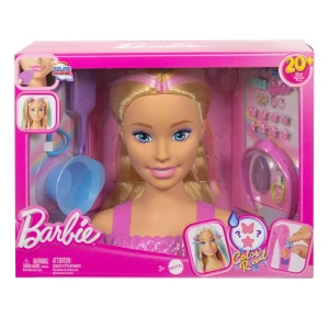 Cap de coafură barbie cu șuvițe colorate Thumbnail 3