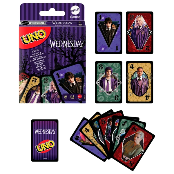 Joc de cărți uno "wednesday" 3
