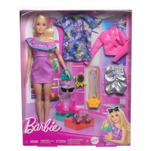 Păpușă barbie "ținute de petrecere", cu accesorii Thumbnail 4