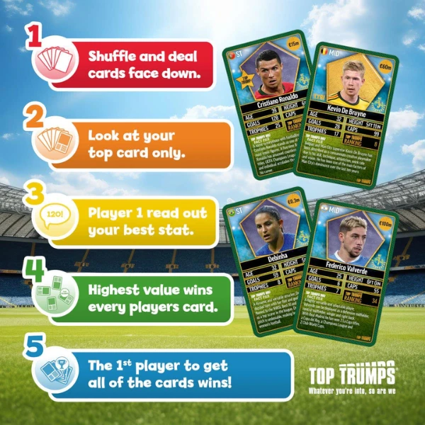 Joc de masă top trumps "world football stars 200"(5) 5
