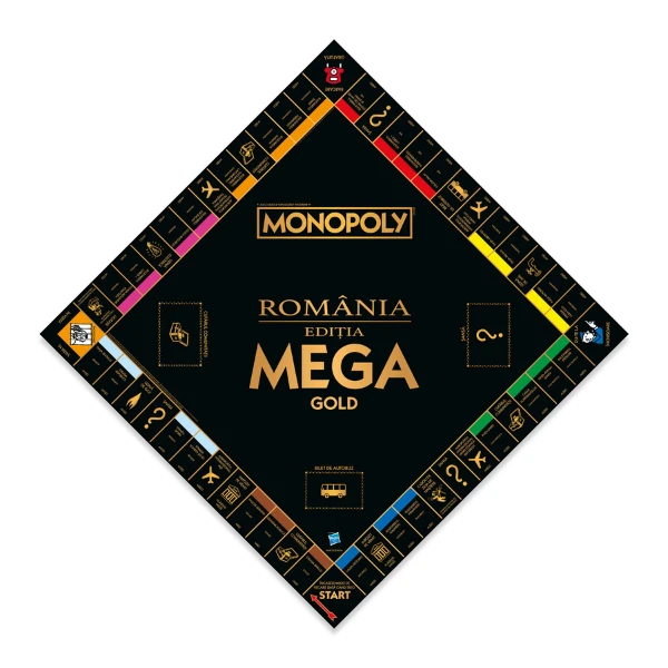 Joc de masă monopoly - românia, ediția "mega gold (ro) 5