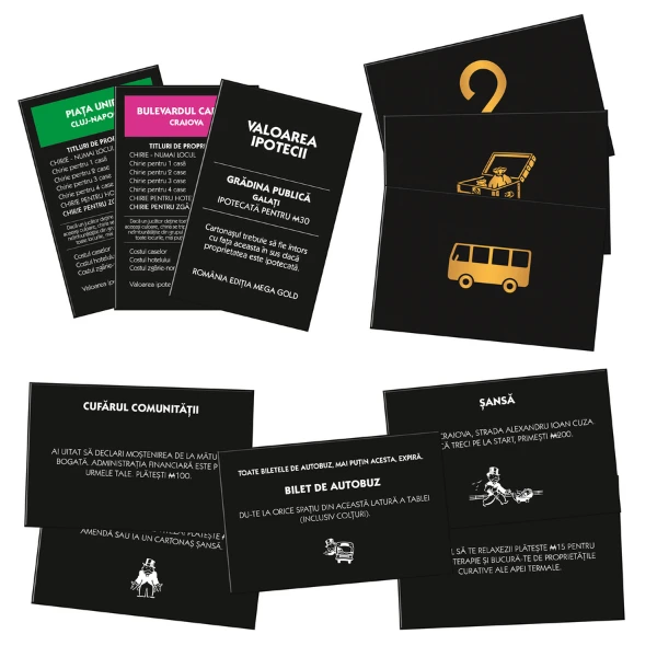 Joc de masă monopoly - românia, ediția "mega gold (ro) 4
