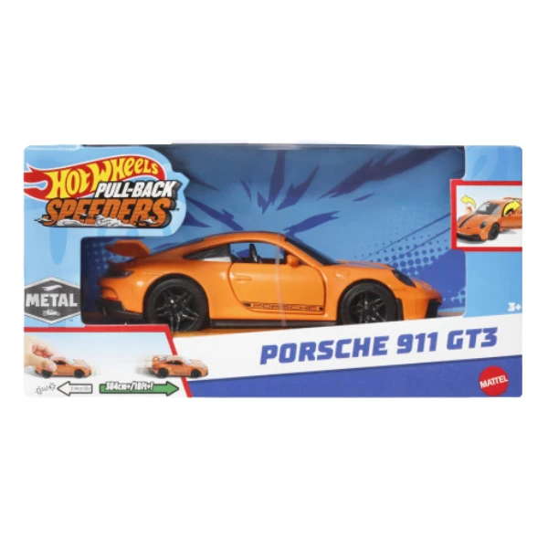 Mașina hot wheels de inerție "pull-back speeders" (as.) 4