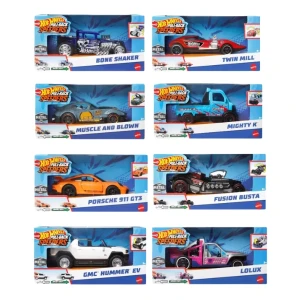 Mașina hot wheels de inerție "pull-back speeders" (as.)