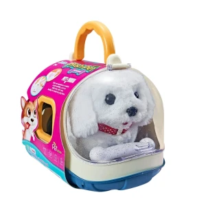 Jucărie interactivă din pluș "cățeluș în geantă de transport cu accesorii", (ass.) Thumbnail 3