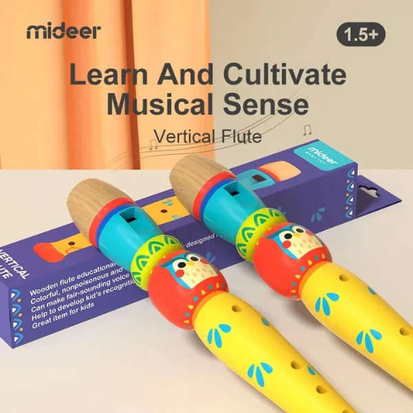 Fluier din lemn natural 8