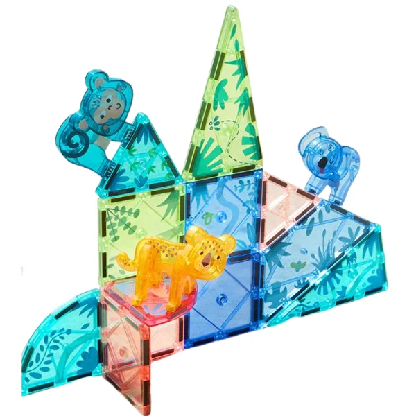 Set de construcție magnetic "pădurea magică", 40 elem. 4