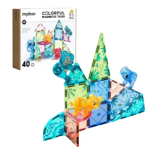 Set de construcție magnetic "Pădurea magică", 40 elem.