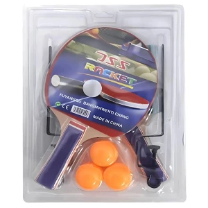 Set palete de tenis de masă (2 palete + 3 mingi)