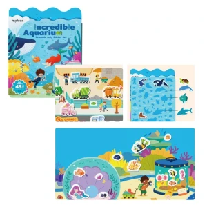 Set de stickere gelatinoase reutilizabile „acvariu uimitor”