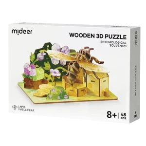 Puzzle 3D din lemn "Albina", 48 elem.