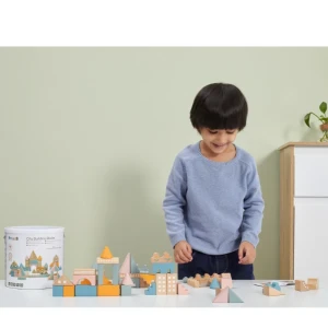 Set de construcție din lemn "cartierul din oraș ", 50 elem. Thumbnail 7