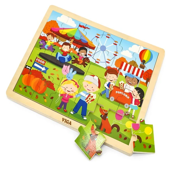 Puzzle din lemn "anotimpuri: toamna" 24 elem. 3