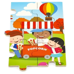 Puzzle din lemn "anotimpuri: toamna" 24 elem. Thumbnail 4