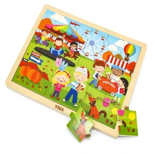 Puzzle din lemn "anotimpuri: toamna" 24 elem. Thumbnail 3