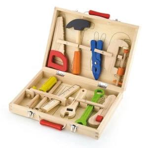 Set de instrumente din lemn cu 10 elemente