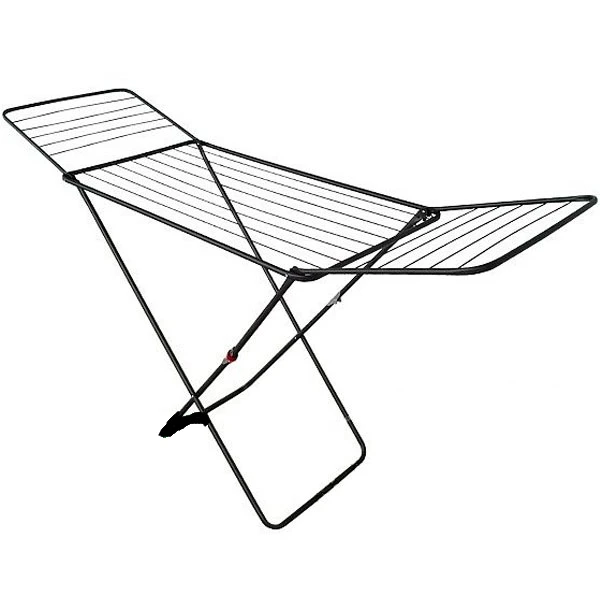 Uscator de rufe stabilo 18 m d0503se, 128 x 55 x 4 cm, 18 m, max. 15 kg, foldable wings, black 2