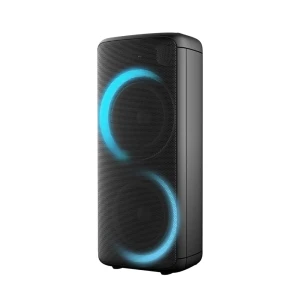 Колонка eden party ed-1006 с 2 беспроводными микрофонами, mega bass, 100 вт, h=82 см, черная Thumbnail 2