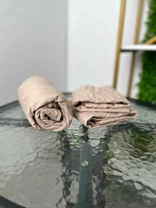 SET LENJERIE DE PAT 3 PIESE, CREAM 160 x 200 x 25 CM