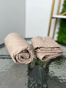 SET LENJERIE DE PAT 3 PIESE, CREAM 180 x 200 x 25 CM