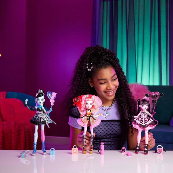 Set de joacă monster high "scary sweet birthday", frankie stein cu accesorii 7