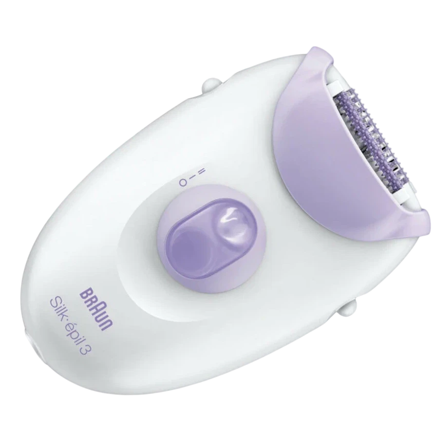 Эпилятор braun se3000, белый | фиолетовый 4