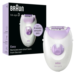 Эпилятор braun se3000, белый | фиолетовый Thumbnail 2