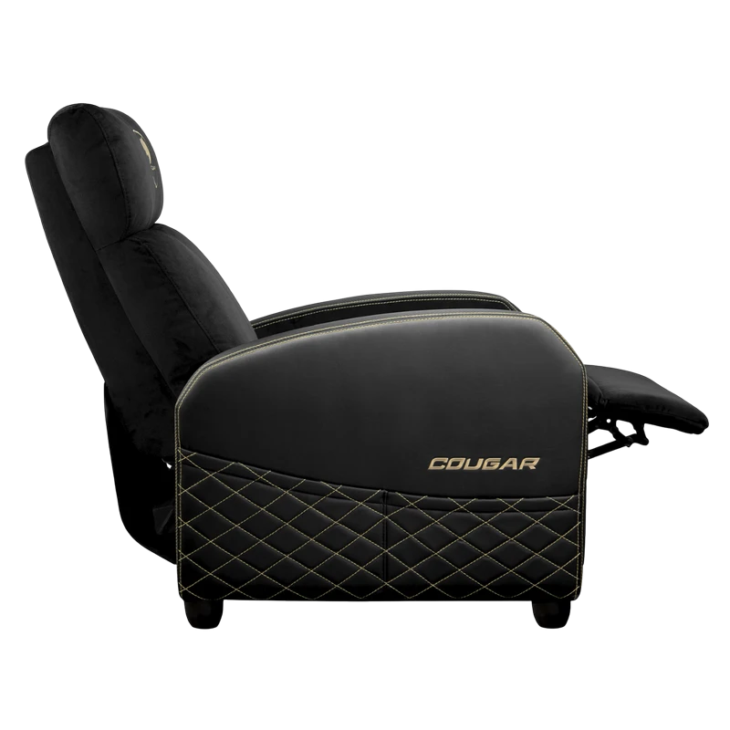 Игровое кресло cougar ranger elite, ткань, искусственная кожа, золотой 6
