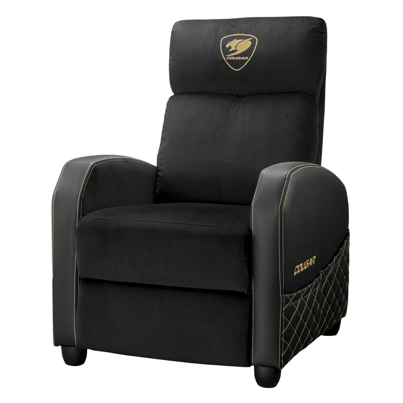 Игровое кресло cougar ranger elite, ткань, искусственная кожа, золотой 5