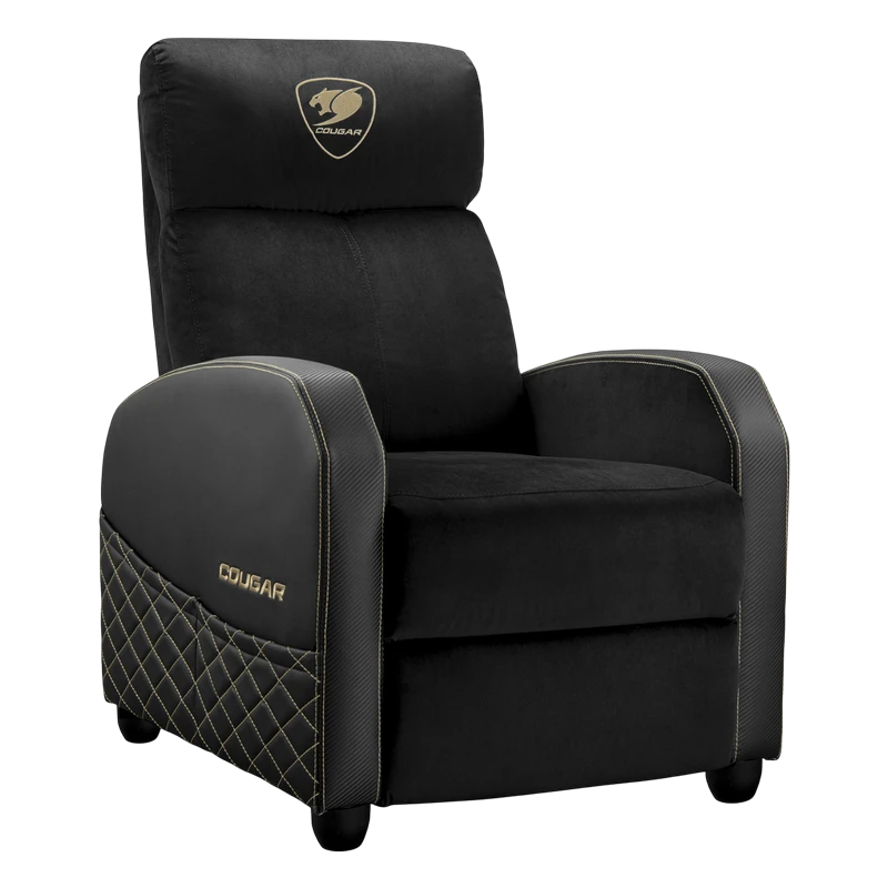 Игровое кресло cougar ranger elite, ткань, искусственная кожа, золотой 7
