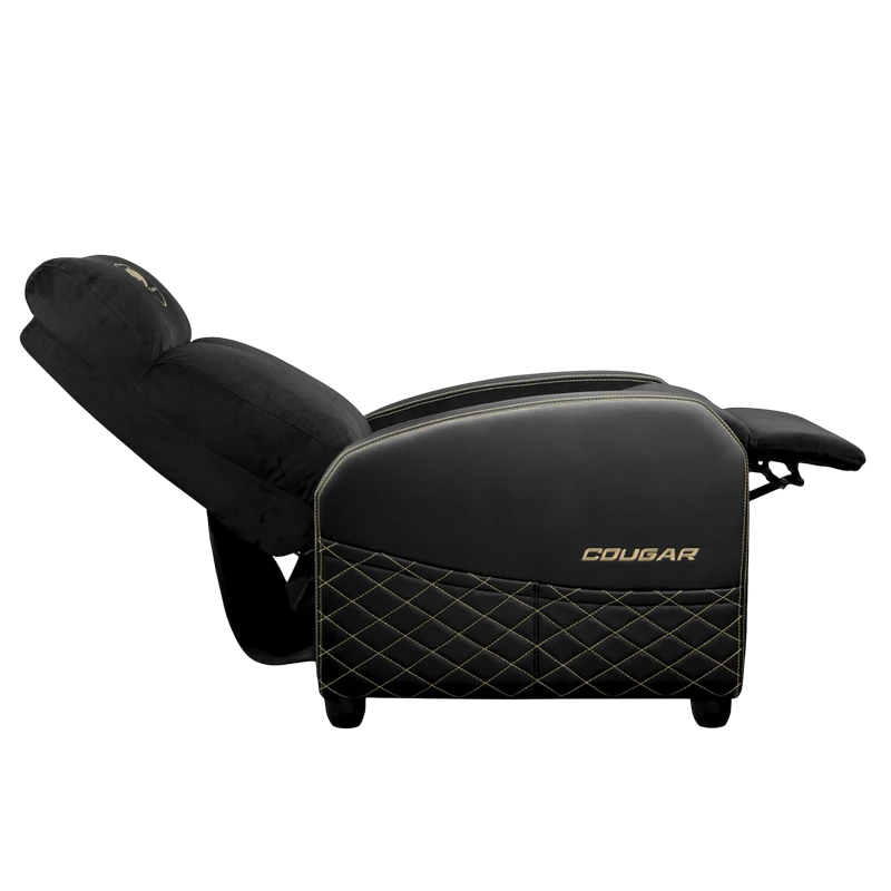 Игровое кресло cougar ranger elite, ткань, искусственная кожа, золотой 2