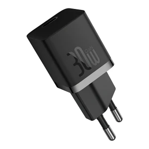 Baseus wall charger gan5 mini 1c 1*type-c 30w, black Thumbnail 3