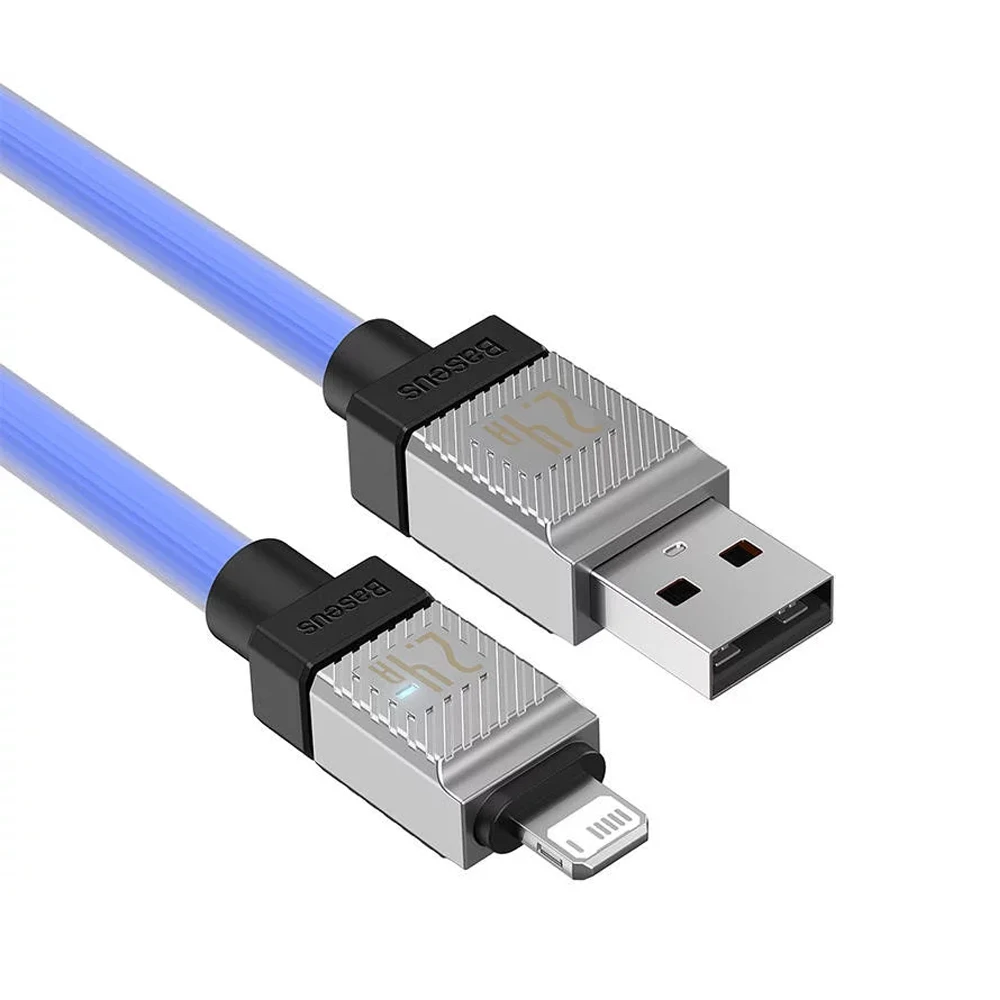 Baseus cable coolplay series usb-a на lightning 2.4a 12w 1м, синий 2