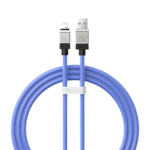 Baseus cable coolplay series usb-a на lightning 2.4a 12w 1м, синий