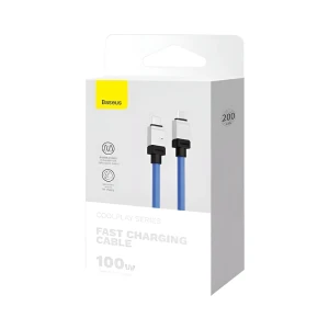 Baseus cable coolplay series type-c to type-c 5a 100w 2m, синий Thumbnail 3