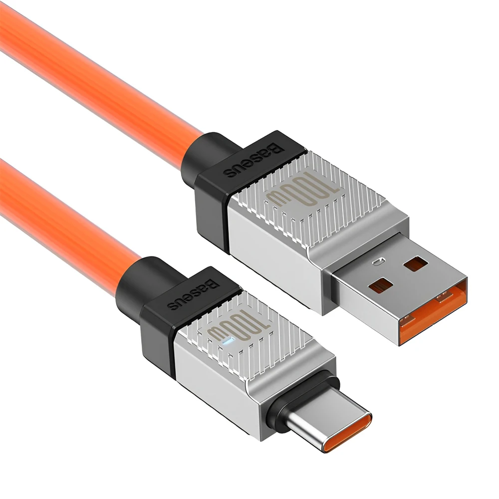Baseus cable coolplay series usb-a на type-c 2.4a 12w 2м, оранжевый 2