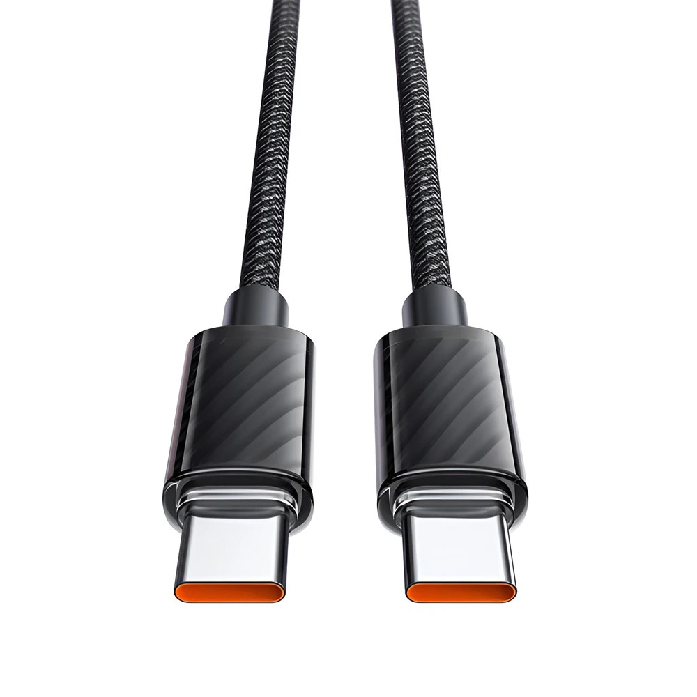 Кабель mcdodo dichromatic series type-c to type-c 5a 100w 1.2м, черный 3