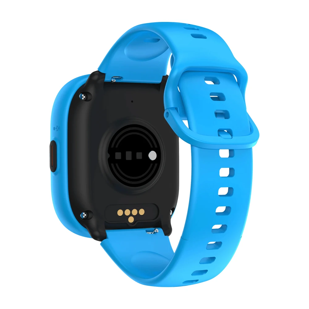 Детские умные часы lagenio kids smart watch 4g, k3, с двумя ремешками синим и черным 4