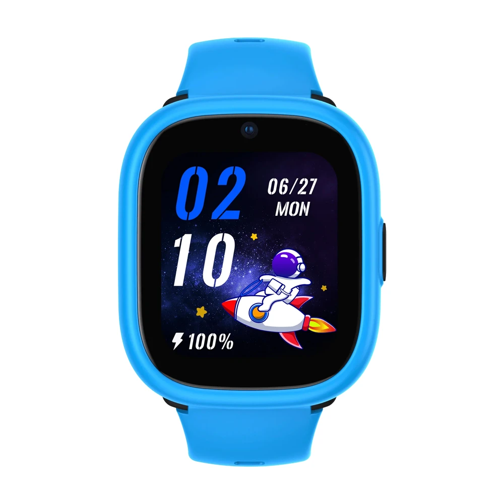 Детские умные часы lagenio kids smart watch 4g, k3, с двумя ремешками синим и черным 3