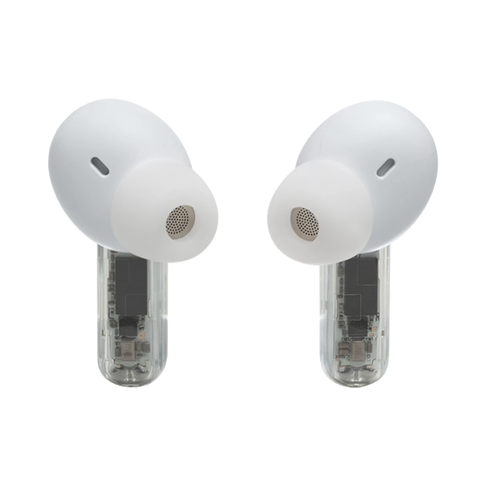 Jbl earphones tws tune beam ghost edition, white 2