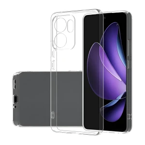 Чехол woo soft tpu для oppo reno 13f/13fs, прозрачный