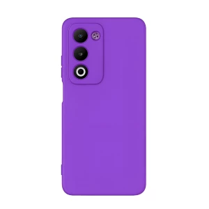 Силиконовый чехол woo case silicone neo soft для oppo a5 4g, фиолетовый Thumbnail 1