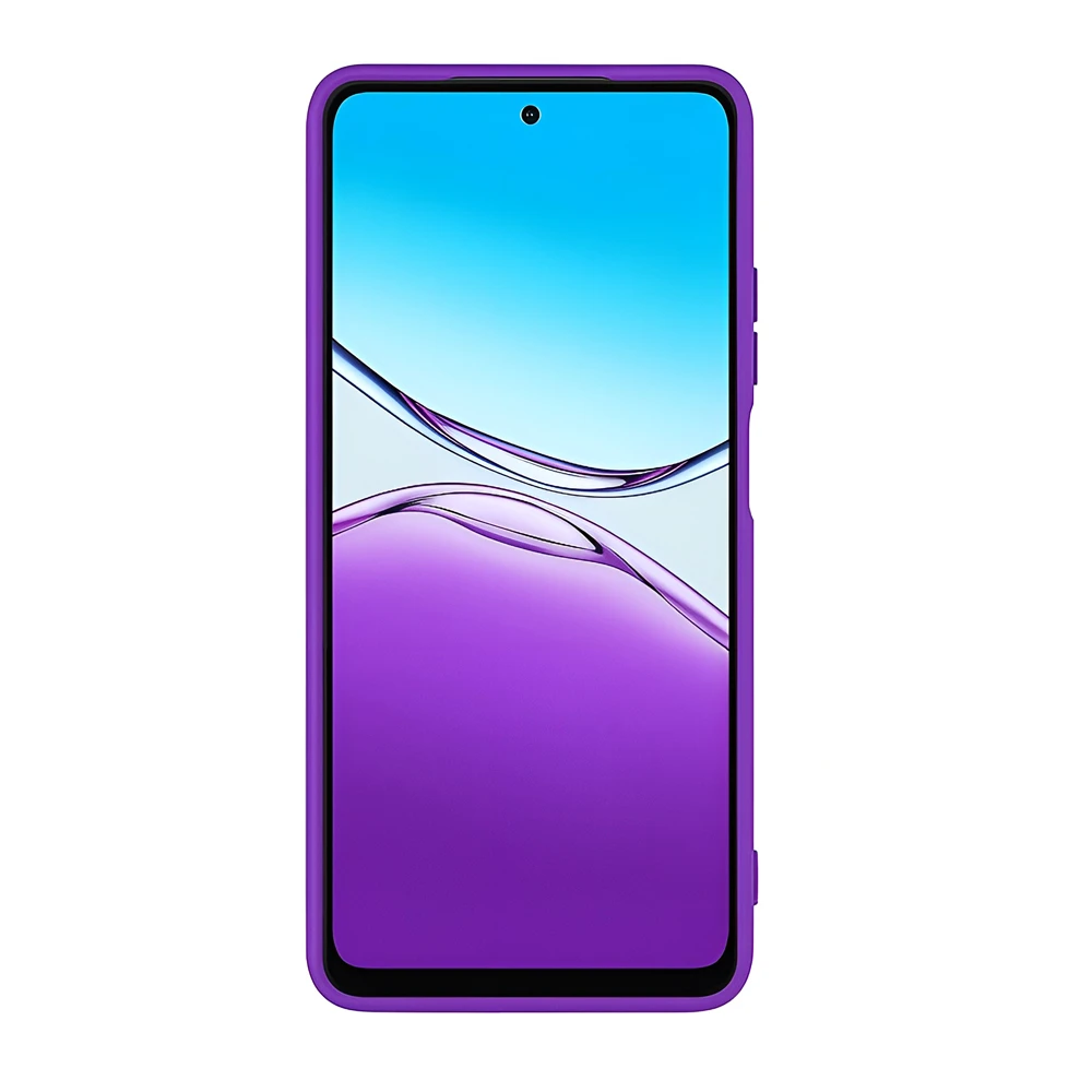Силиконовый чехол woo case silicone neo soft для oppo a5 4g, фиолетовый 2