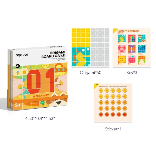 Joc de masă origami "geometrie versatilă", nivelul 1 7