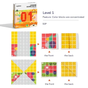 Joc de masă origami "geometrie versatilă", nivelul 1 Thumbnail 6