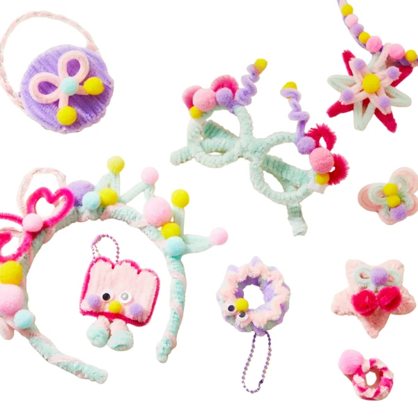 Set de creație "chenille stem", 200 elem. 2
