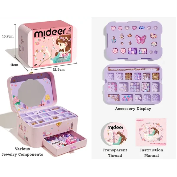 Set de creare bijuterii charm cu cutie 4