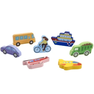 Puzzle tactil - inserție "transport", 7 elem. Thumbnail 3