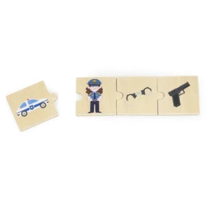 Joc logic de puzzle „profesii și unelte” 24 elem. Thumbnail 5